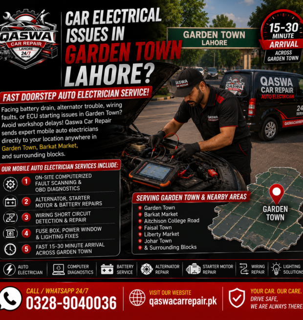 auto electrician in Garden Town Lahore