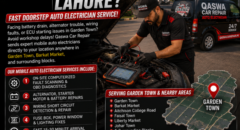 auto electrician in Garden Town Lahore