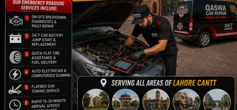 roadside assistance in Cantt Lahore