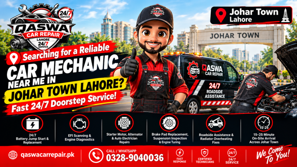 Car Mechanic near me johar town lahore
