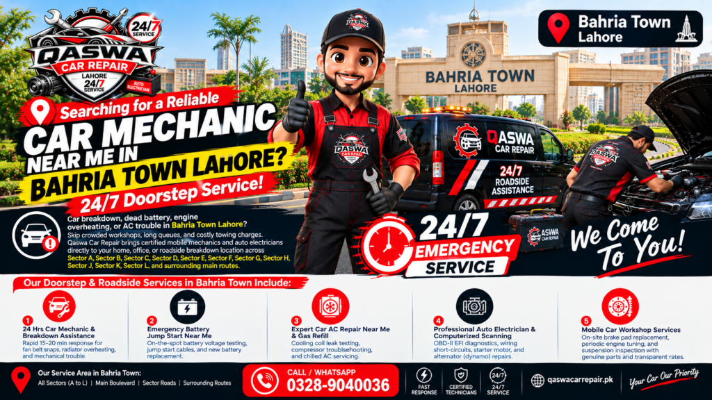Car mechanic in Bahria Town Lahore