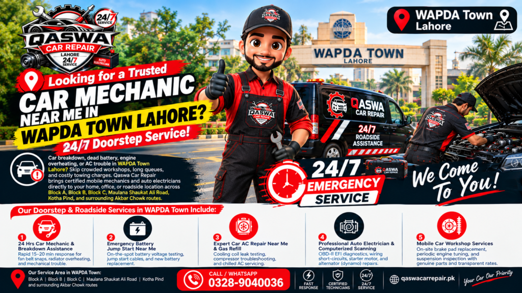 Car mechanic in wapda town lahore